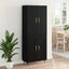 Highboard Sort eg 69,5 x 34 x 180 cm Konstrueret træ