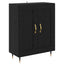 Highboard Sort eg 69,5 x 34 x 180 cm Konstrueret træ