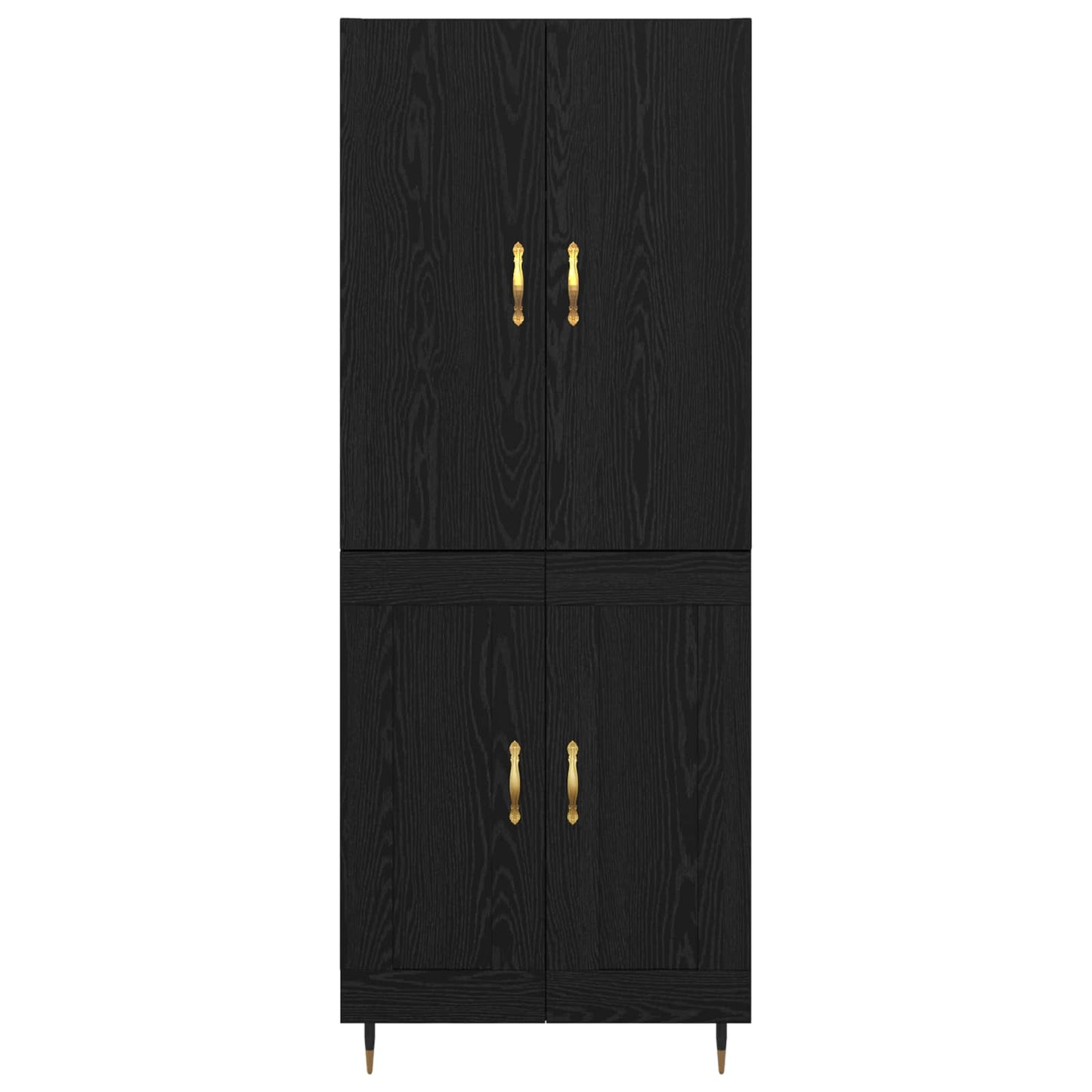 Highboard Sort eg 69,5 x 34 x 180 cm Konstrueret træ