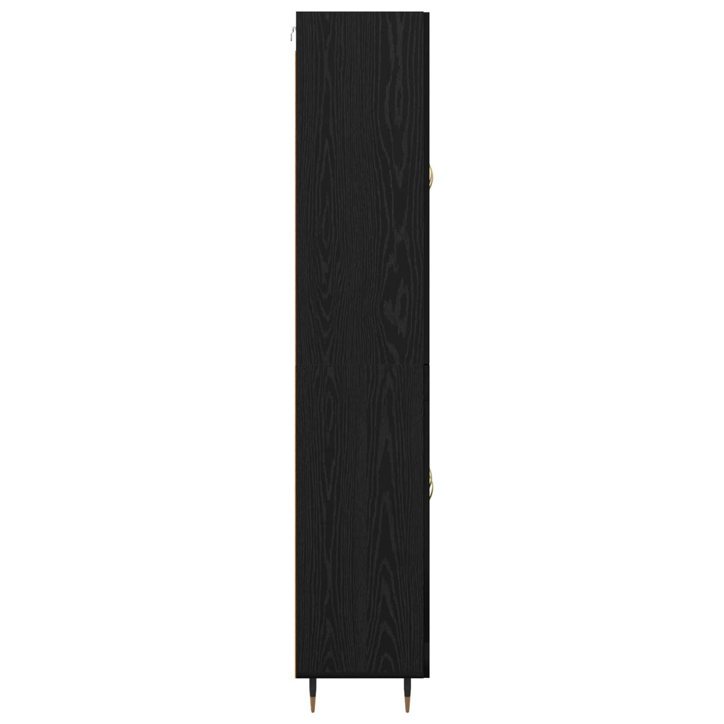 Highboard Sort eg 69,5 x 34 x 180 cm Konstrueret træ