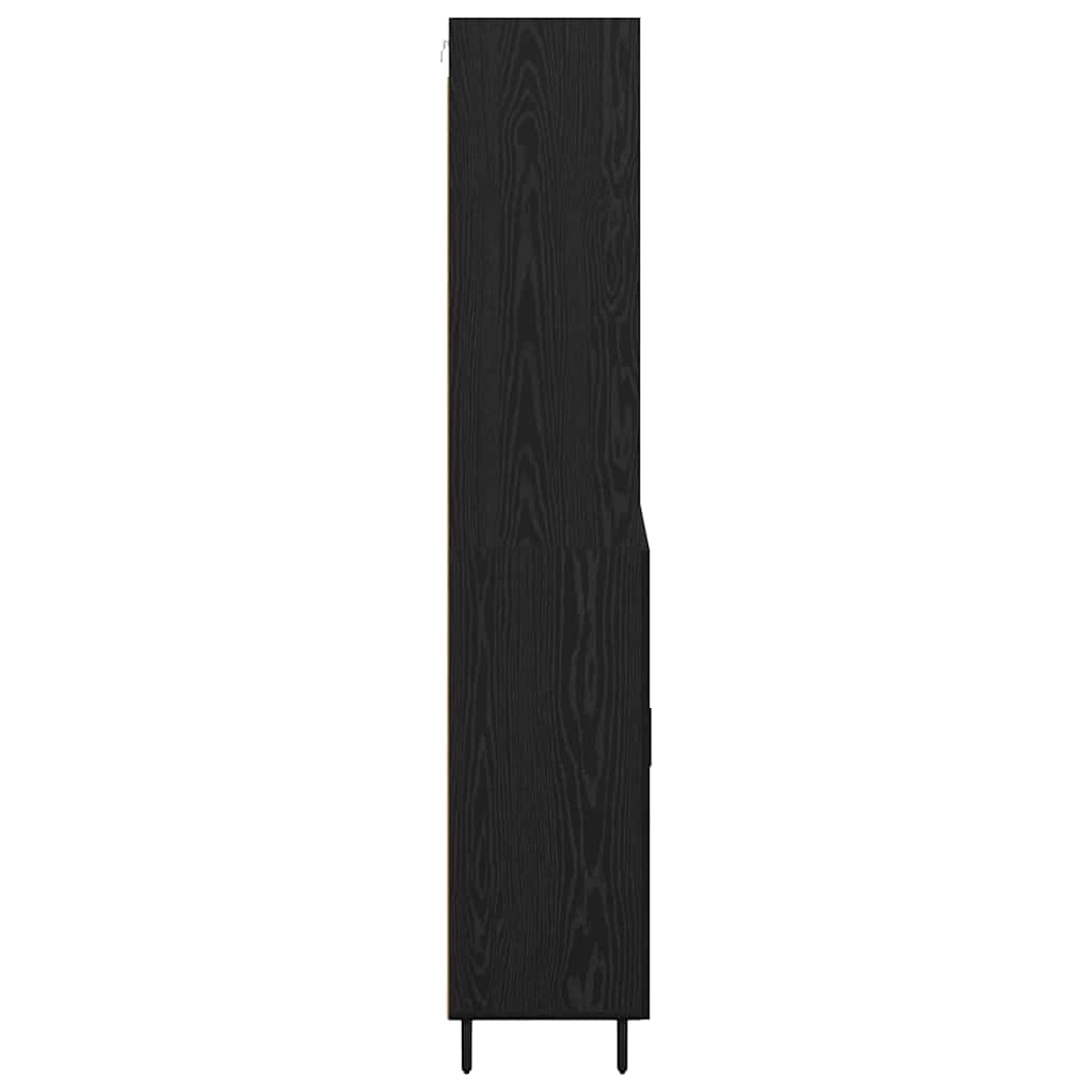 Highboard Sort eg 69,5 x 34 x 180 cm Konstrueret træ