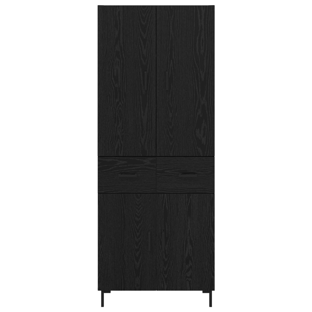 Highboard Sort eg 69,5 x 34 x 180 cm Konstrueret træ