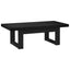 Sofabord NOAIN Sort 119 x 60 x 40 cm Massivt fyrretræ