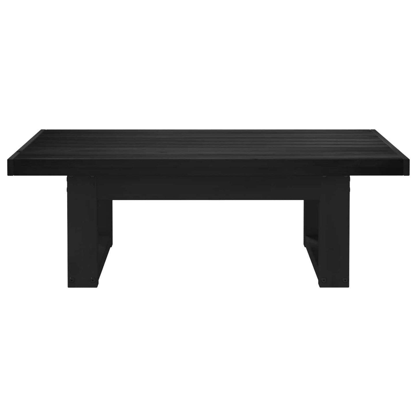 Sofabord NOAIN Sort 119 x 60 x 40 cm Massivt fyrretræ