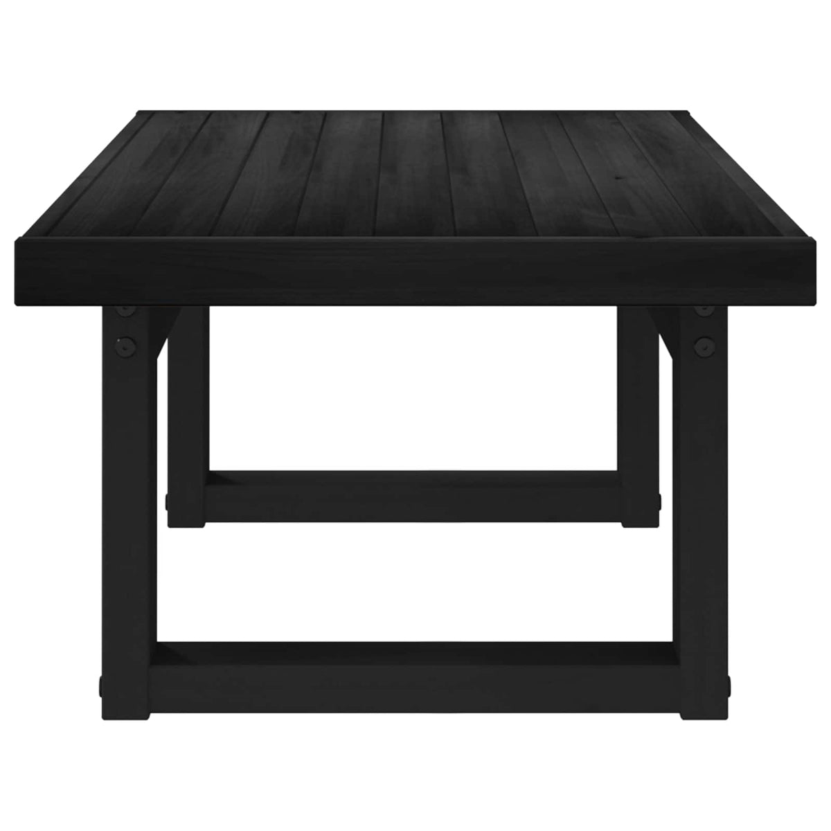 Sofabord NOAIN Sort 119 x 60 x 40 cm Massivt fyrretræ