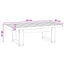 Sofabord NOAIN Sort 119 x 60 x 40 cm Massivt fyrretræ