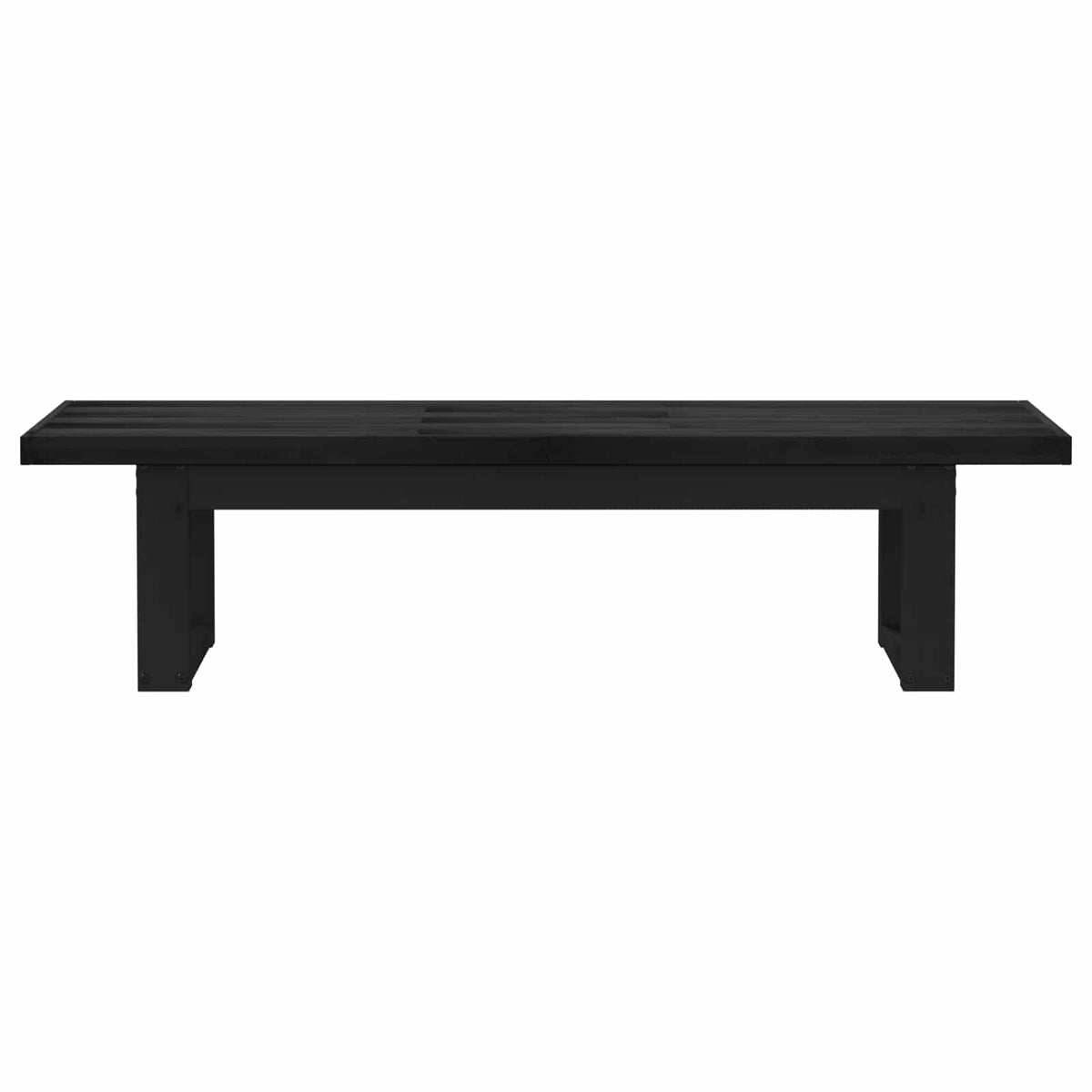 Spisebænk NOAIN 180 x 41 x 45 cm Massivt fyrretræ Sort