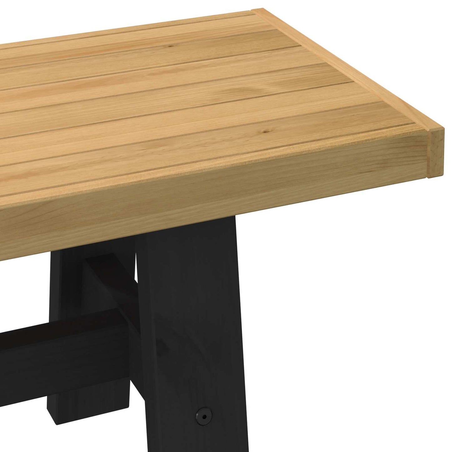 Spisebænk NOAIN 160 x 41 x 45 cm Massivt fyrretræ Naturfarvet