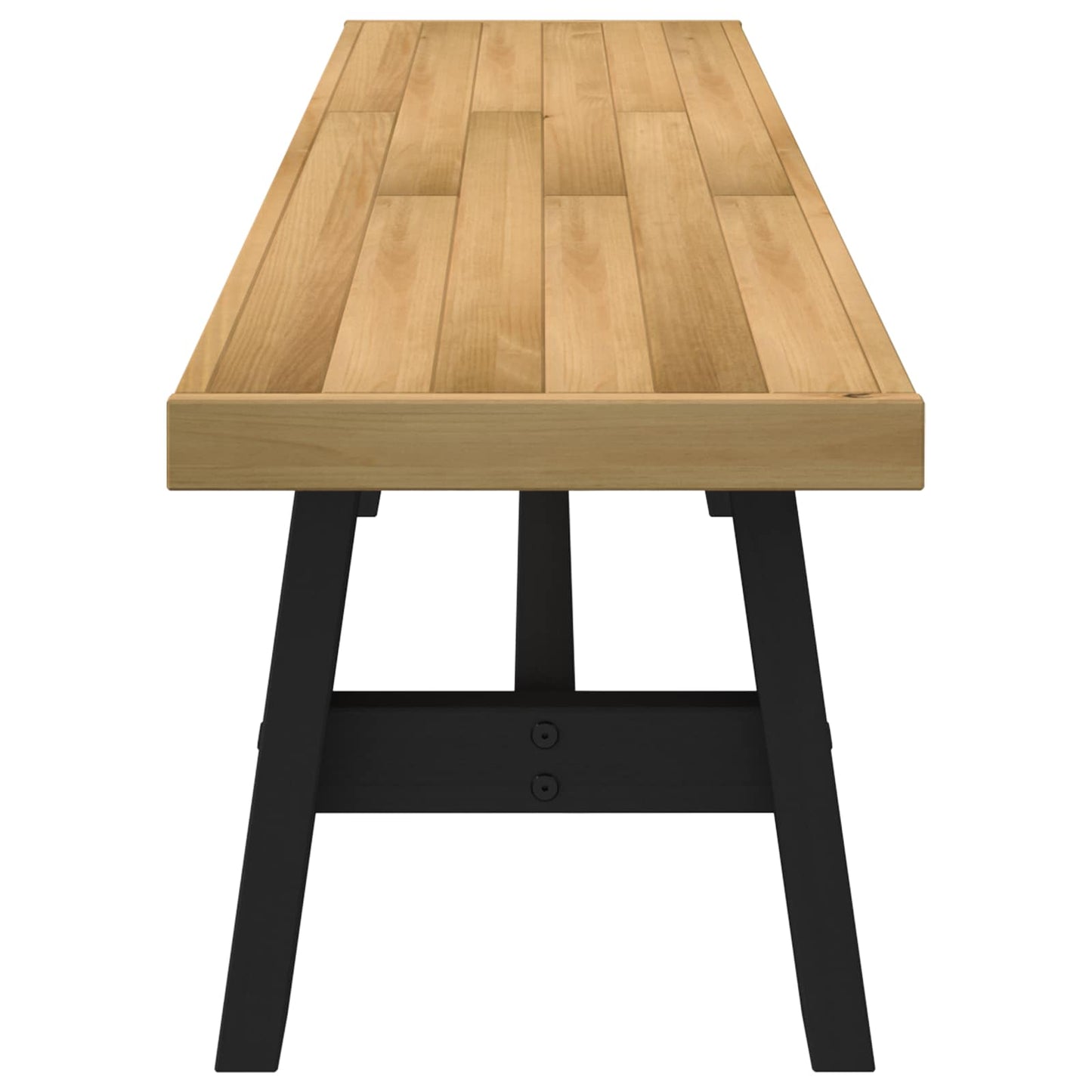Spisebænk NOAIN 160 x 41 x 45 cm Massivt fyrretræ Naturfarvet