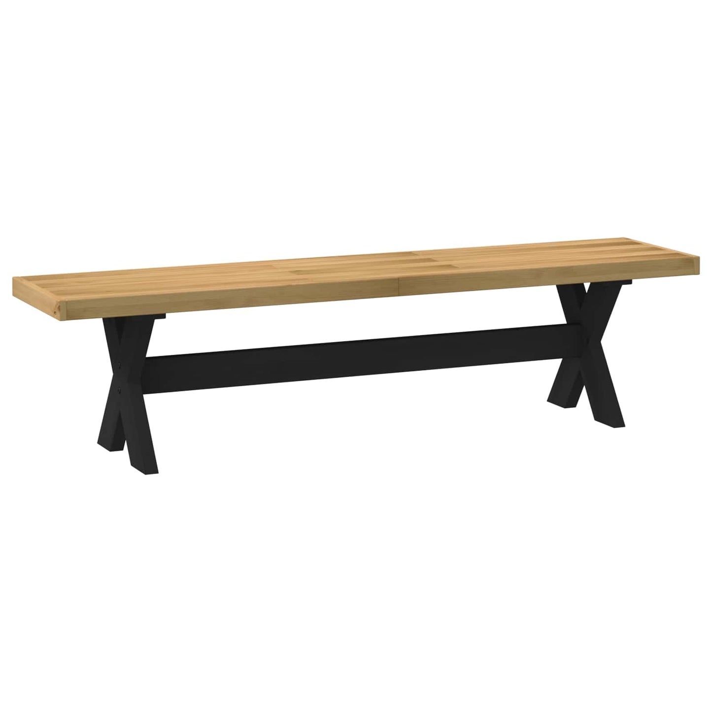 Spisebænk NOAIN 160 x 41 x 45 cm Massivt fyrretræ Naturfarvet