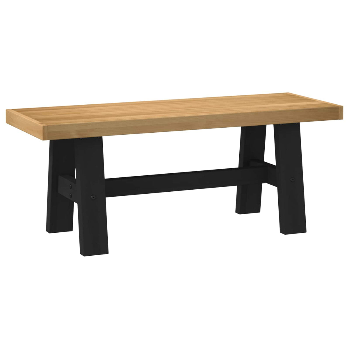 Spisebænk NOAIN 120 x 41 x 45 cm Massivt fyrretræ Naturfarvet