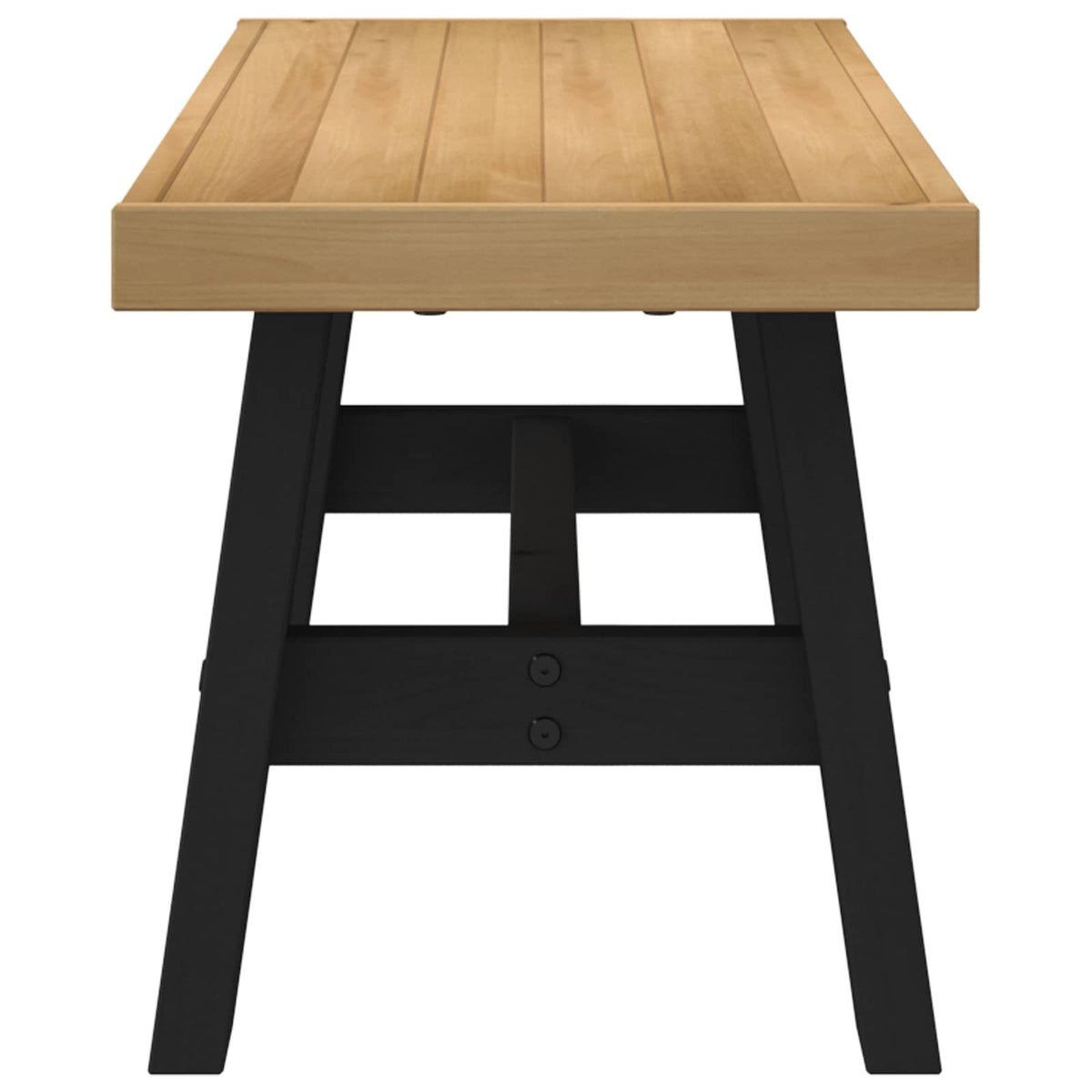 Spisebænk NOAIN 120 x 41 x 45 cm Massivt fyrretræ Naturfarvet