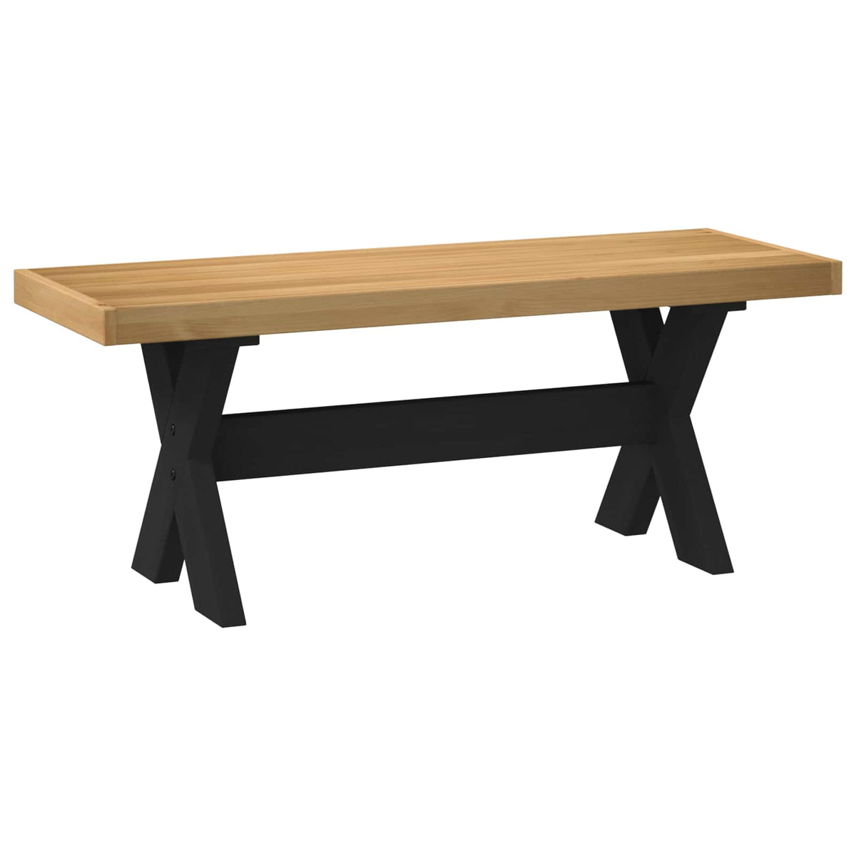Spisebænk NOAIN 120 x 41 x 45 cm Massivt fyrretræ Naturfarvet