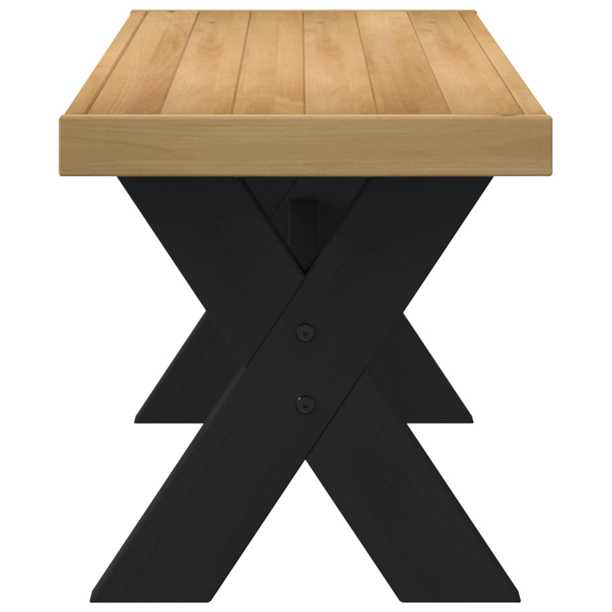 Spisebænk NOAIN 120 x 41 x 45 cm Massivt fyrretræ Naturfarvet