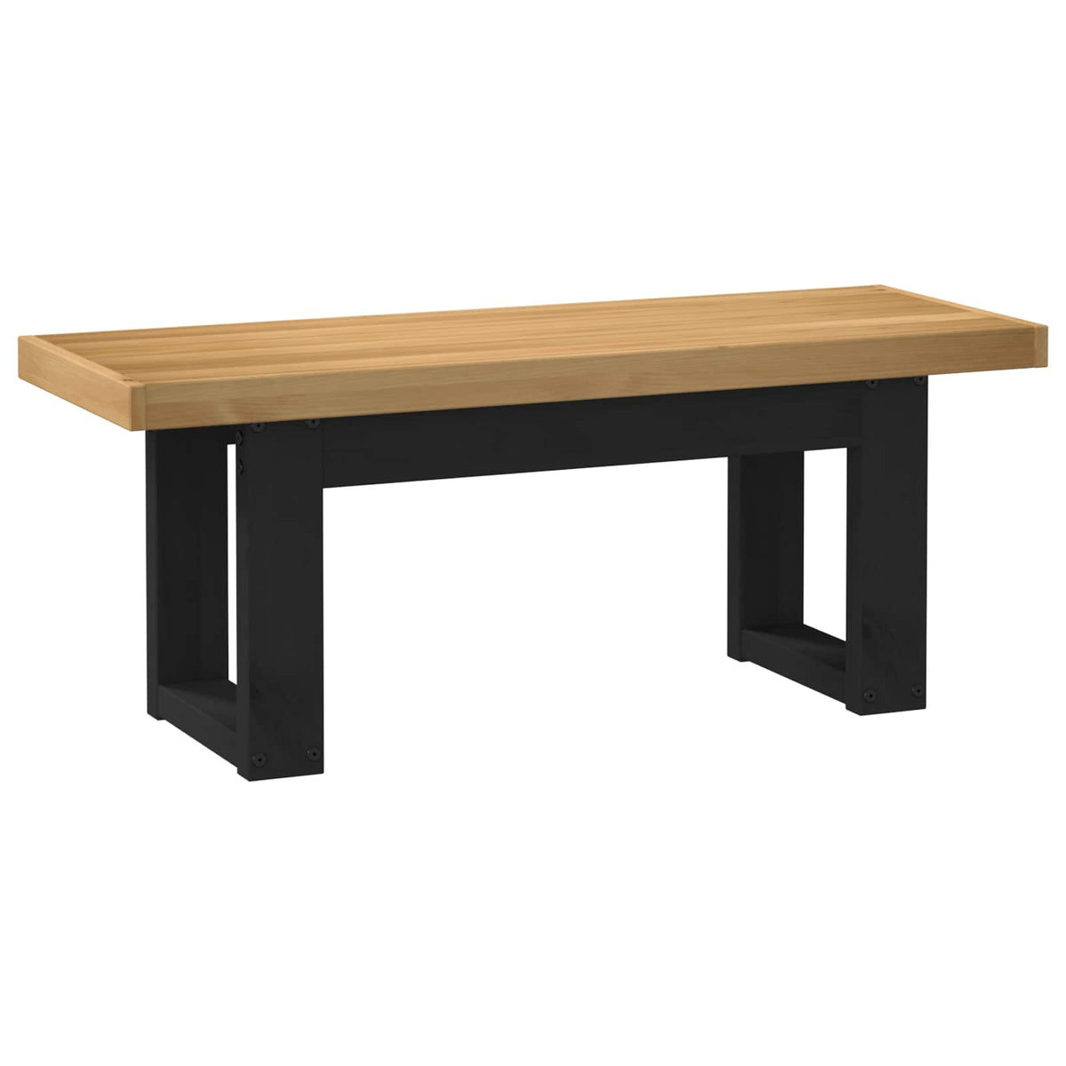 Spisebænk NOAIN 120 x 41 x 45 cm Massivt fyrretræ Naturfarvet