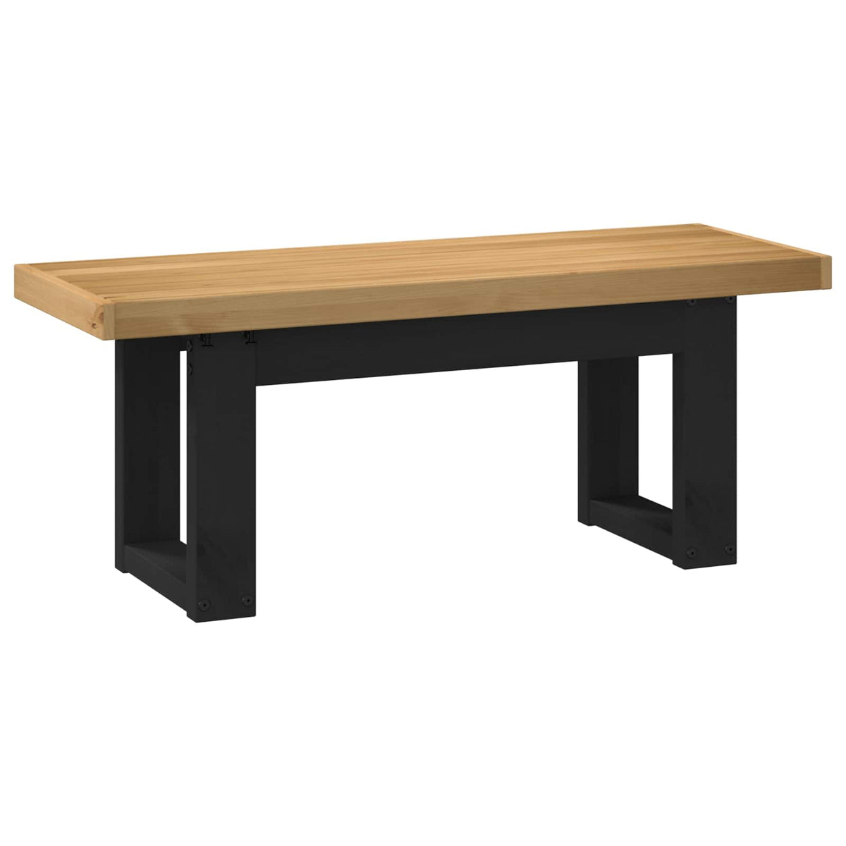 Spisebænk NOAIN 120 x 41 x 45 cm Massivt fyrretræ Naturfarvet
