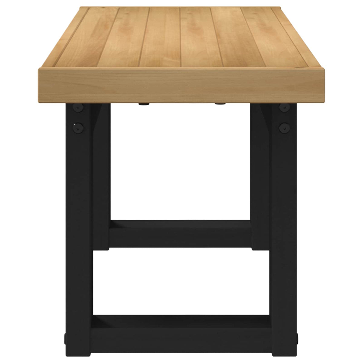 Spisebænk NOAIN 120 x 41 x 45 cm Massivt fyrretræ Naturfarvet
