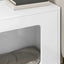 Kat Hus Gloss Hvid 51 x 30 x 42,5 cm Konstrueret træ