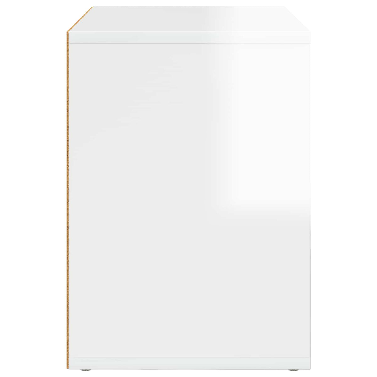 Kat Hus Gloss Hvid 51 x 30 x 42,5 cm Konstrueret træ