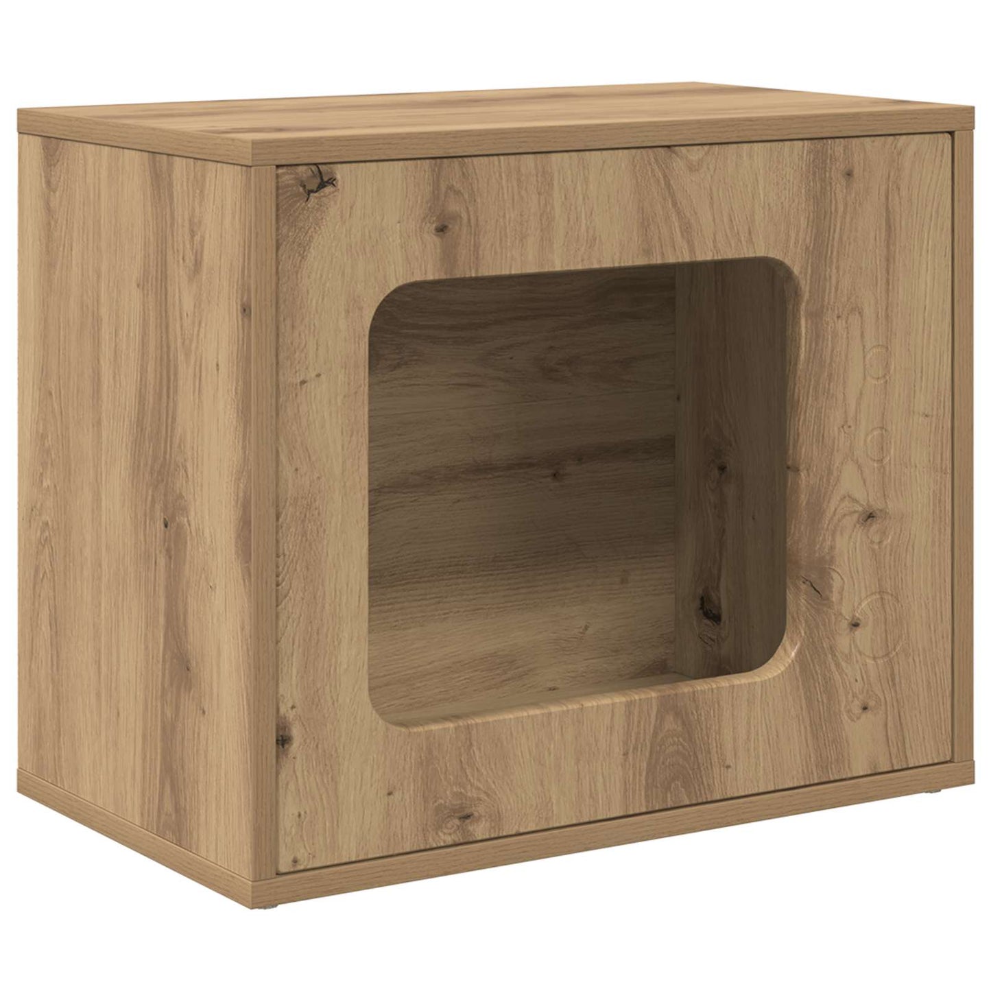 Kat Hus Artisan eg 51 x 30 x 42,5 cm Konstrueret træ