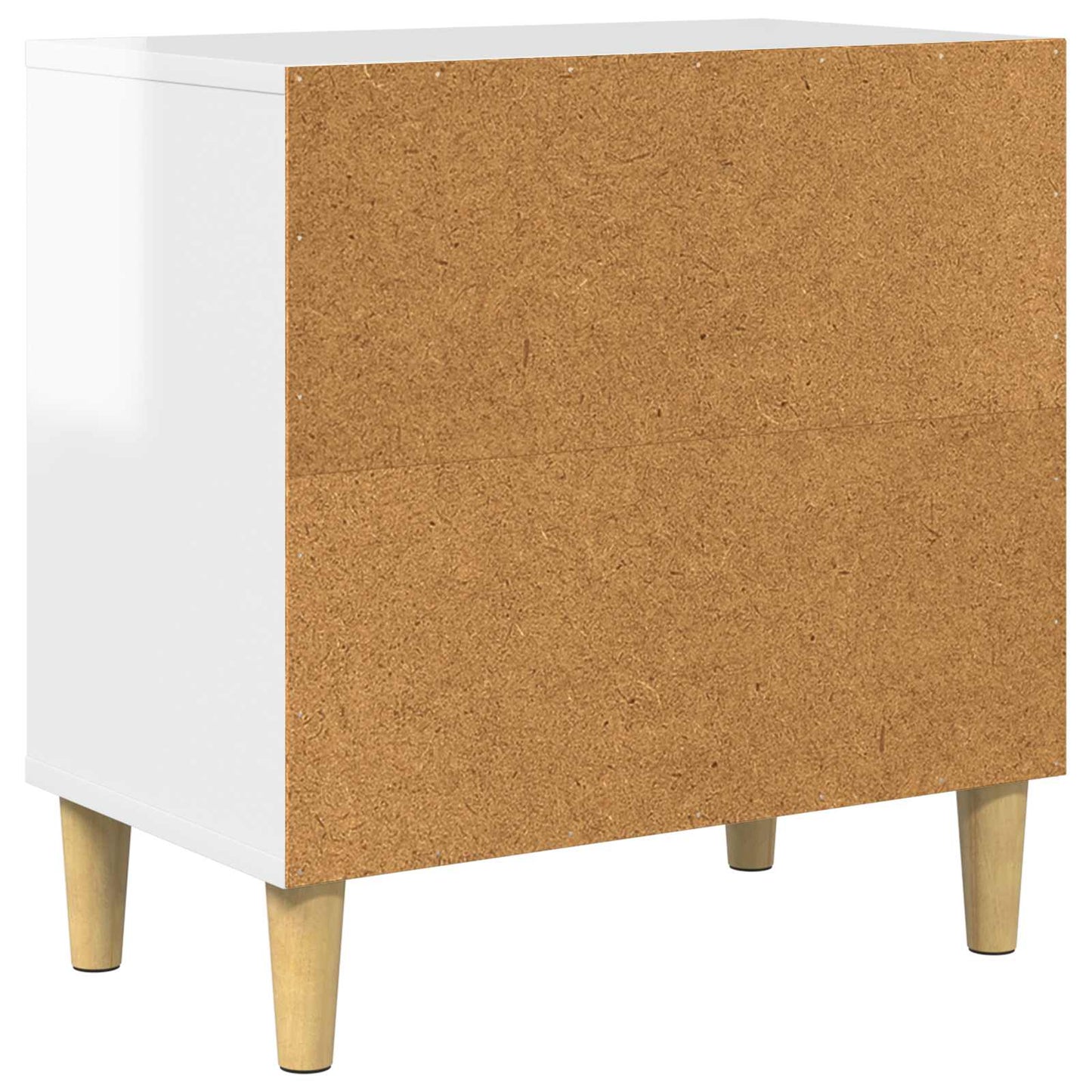 Kat Hus Gloss Hvid 51 x 30 x 52 cm Konstrueret træ