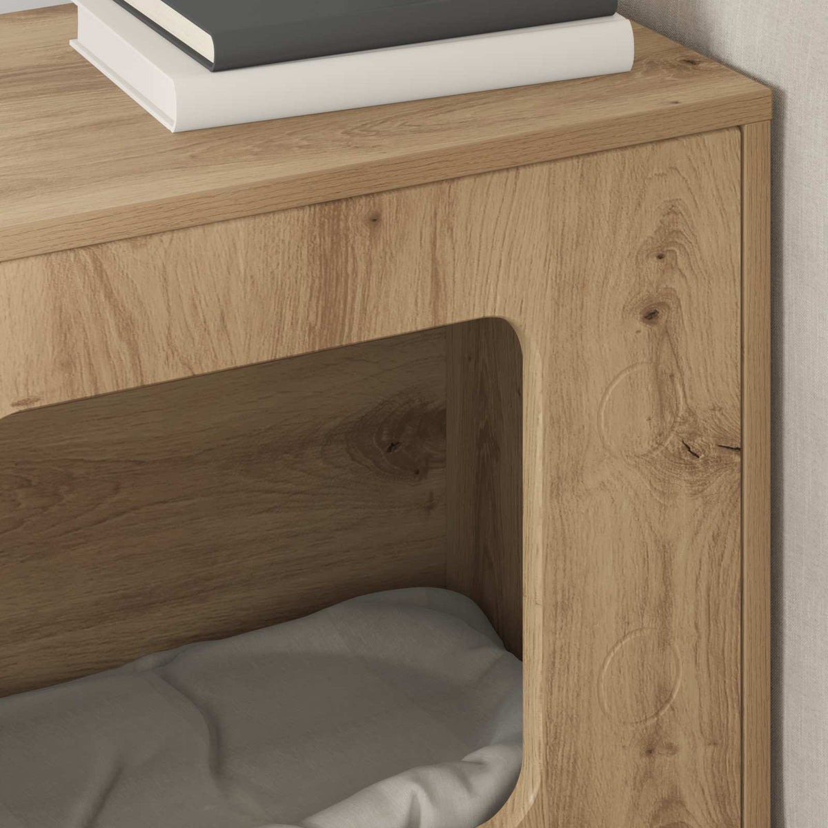 Kat Hus Artisan-eg 51 x 30 x 52 cm Konstrueret træ