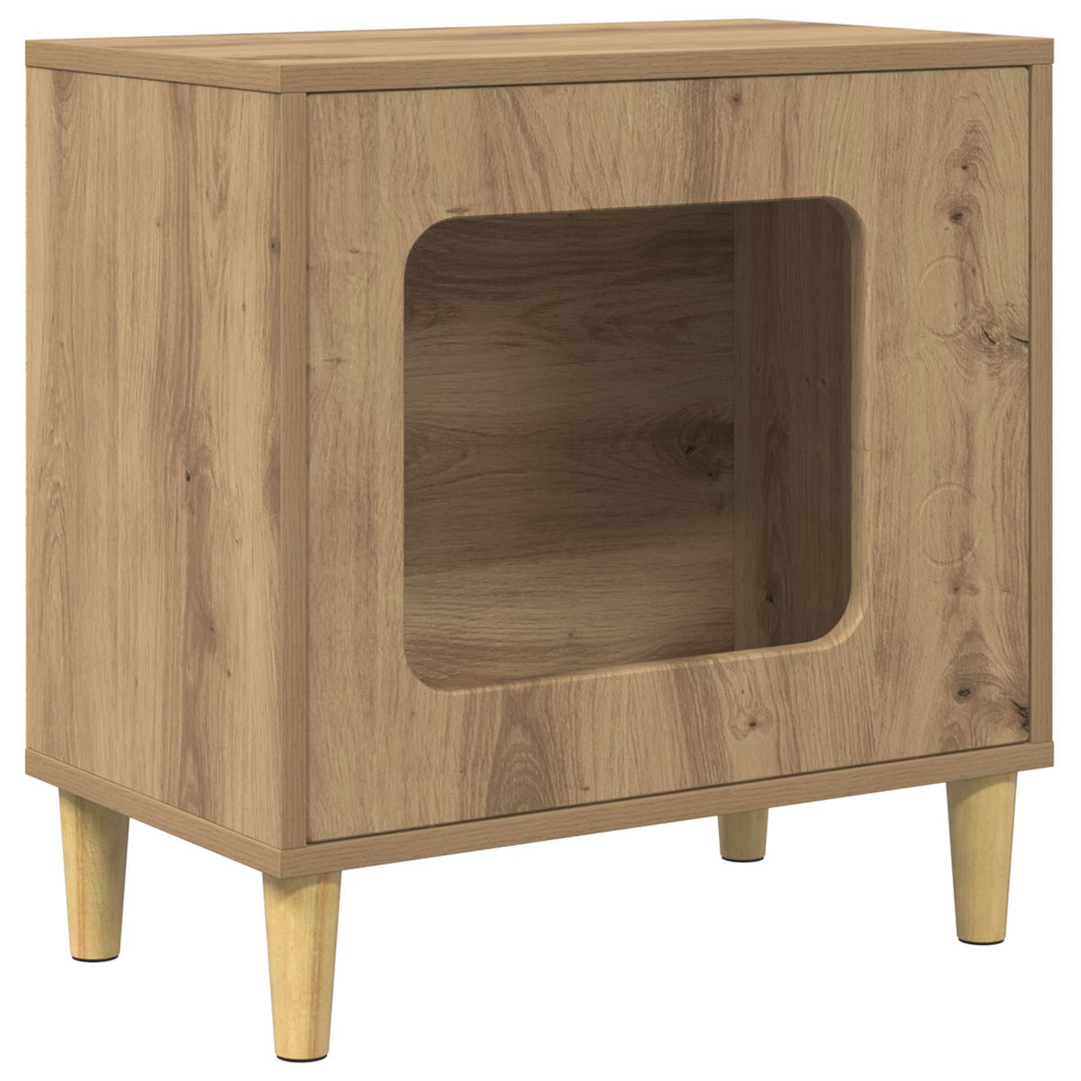 Kat Hus Artisan-eg 51 x 30 x 52 cm Konstrueret træ