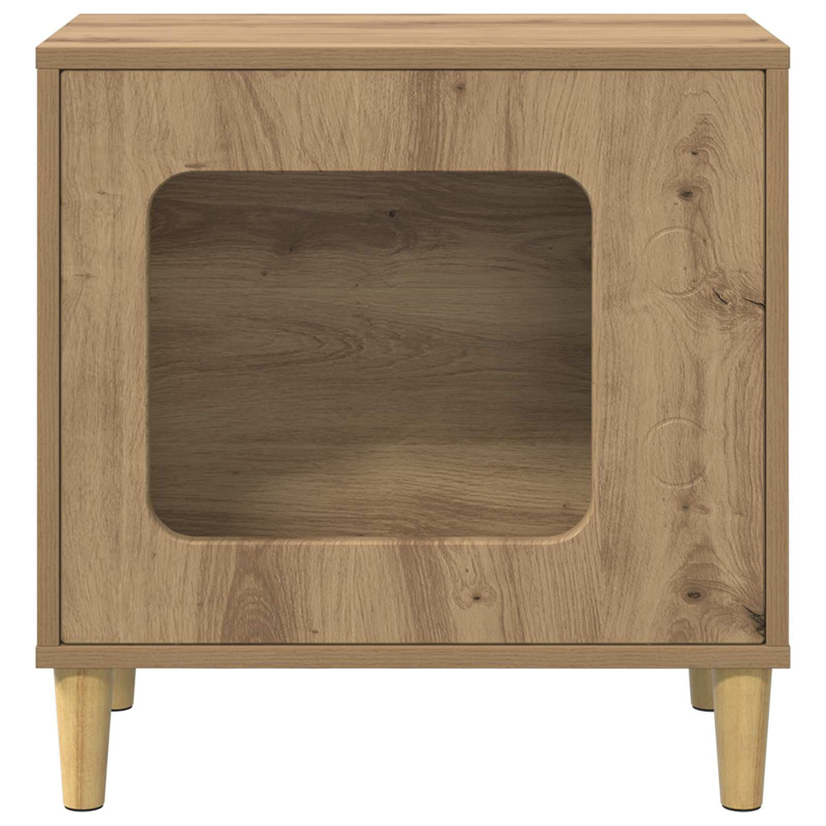 Kat Hus Artisan-eg 51 x 30 x 52 cm Konstrueret træ