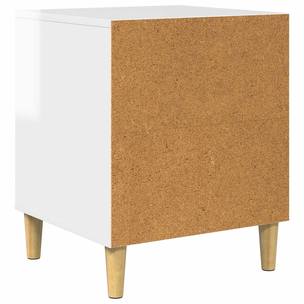 Kat Hus Gloss Hvid 42,5 x 40 x 53 cm Konstrueret træ