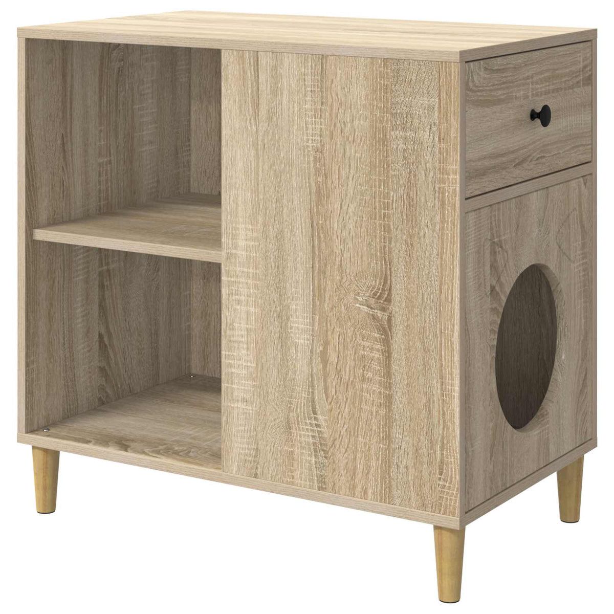Kat Hus Sonoma-eg 72 x 42,5 x 70 cm Konstrueret træ