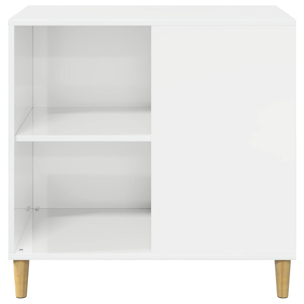 Kat Hus Gloss Hvid 72 x 42,5 x 70 cm Konstrueret træ