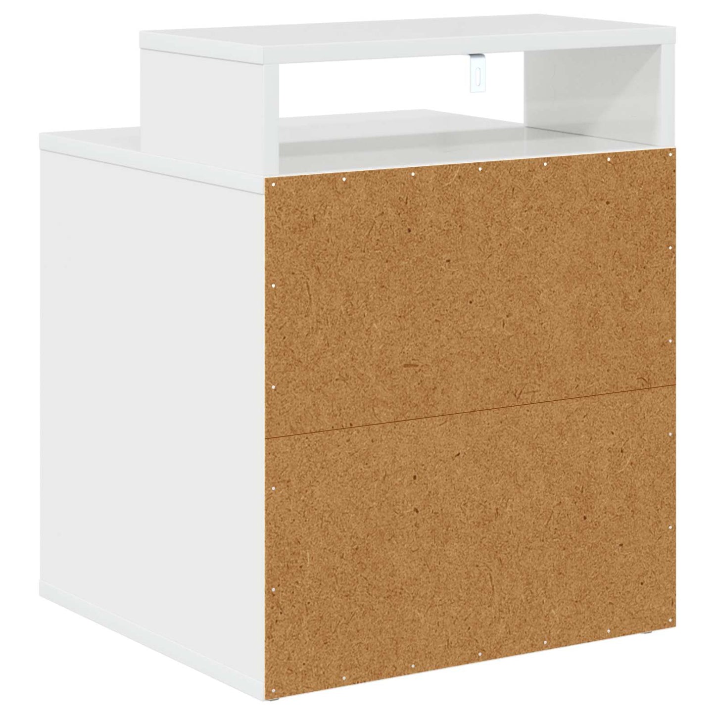 Kat Hus Gloss Hvid 42,5 x 40 x 53,5 cm Konstrueret træ