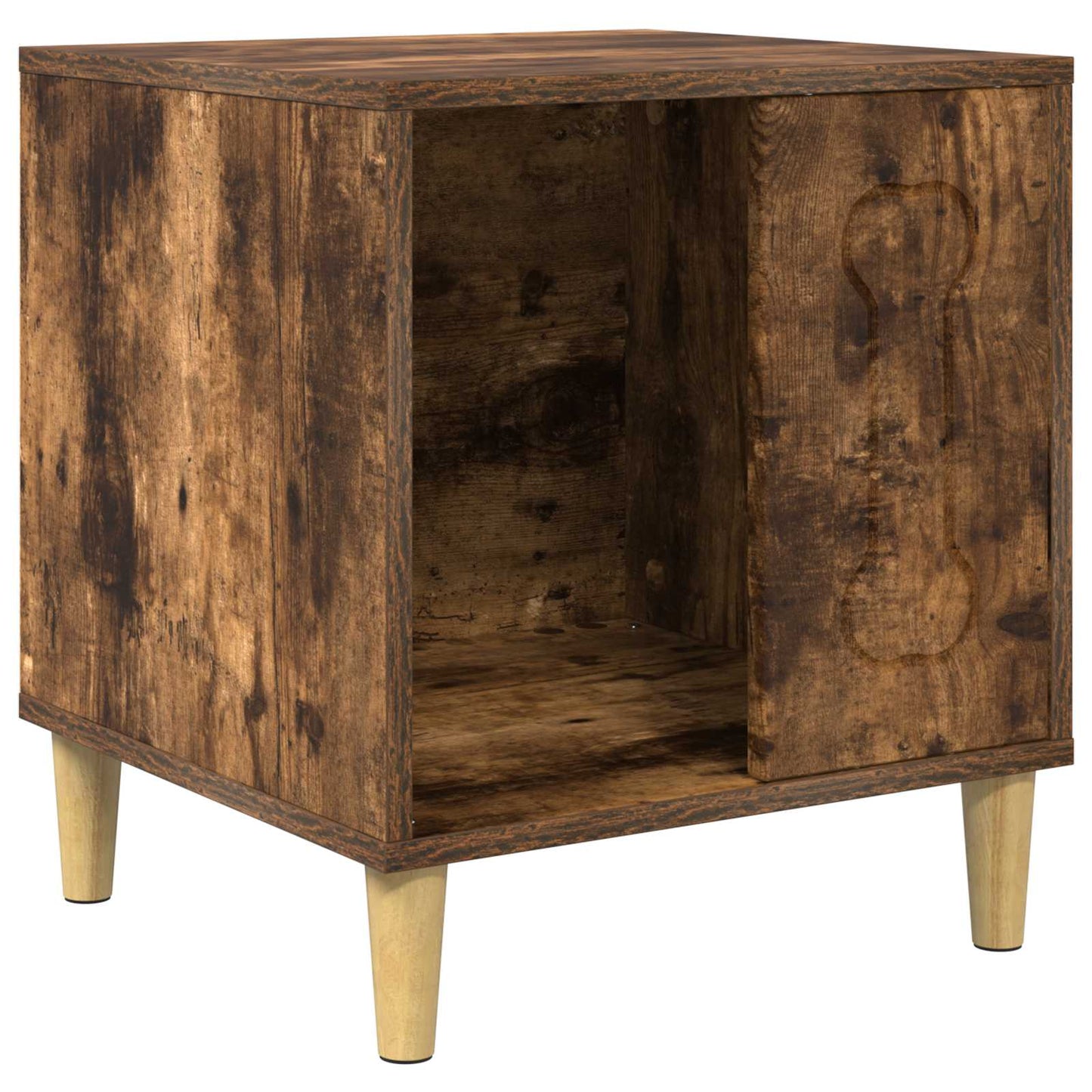 Hundehus Røget eg 44 x 42 x 49 cm Konstrueret træ