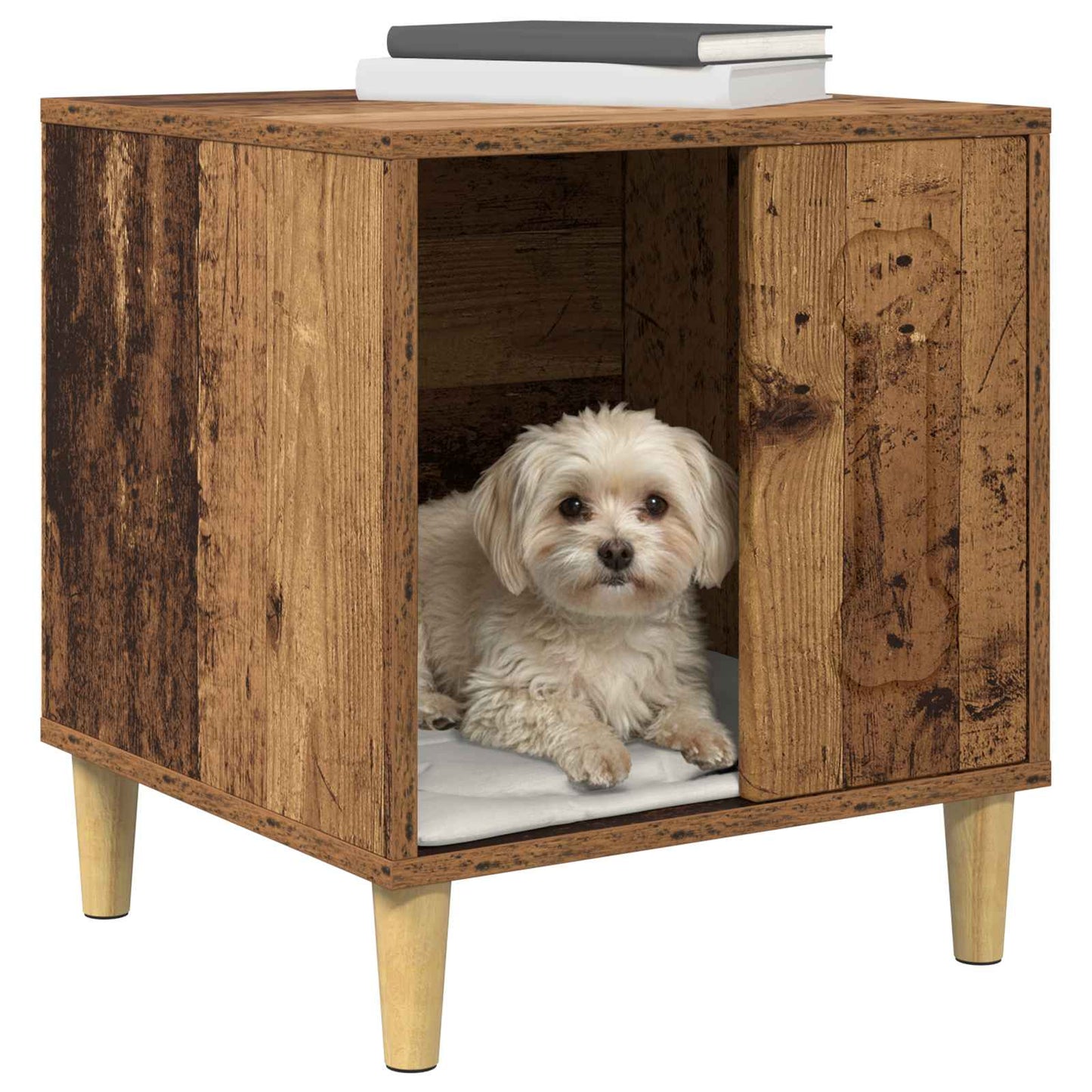 Hundehus Gammelt træ 44 x 42 x 49 cm Konstrueret træ