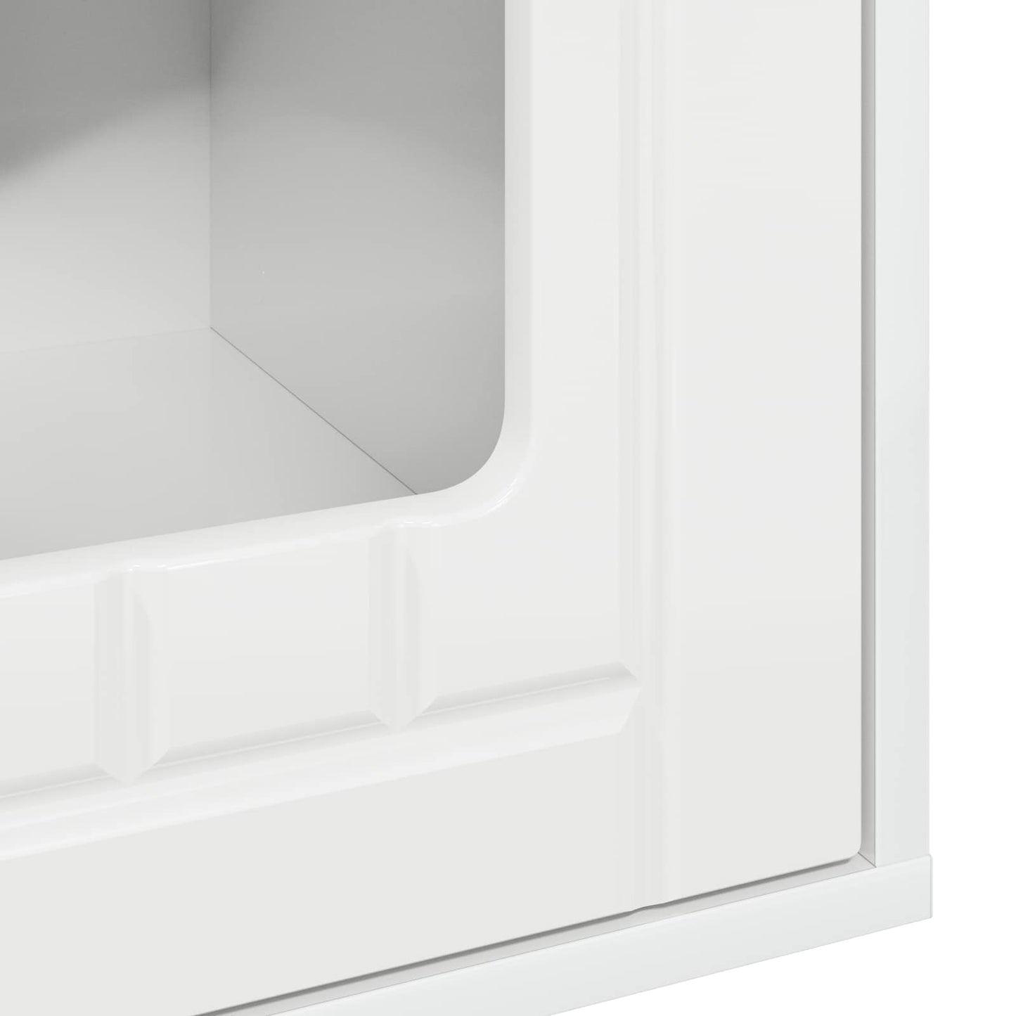 Kat Hus Gloss Hvid 53 x 52 x 62 cm Konstrueret træ