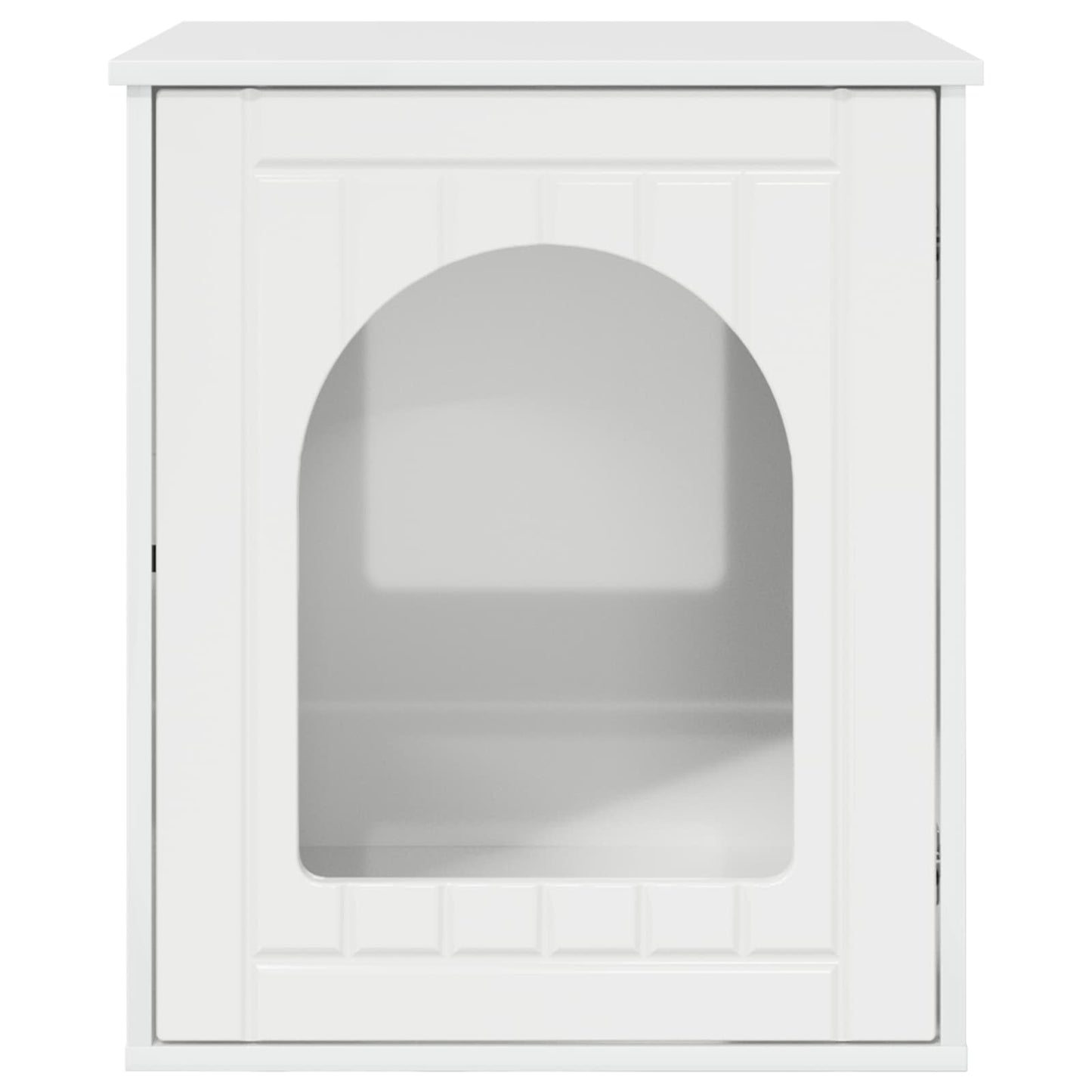 Kat Hus Gloss Hvid 53 x 52 x 62 cm Konstrueret træ