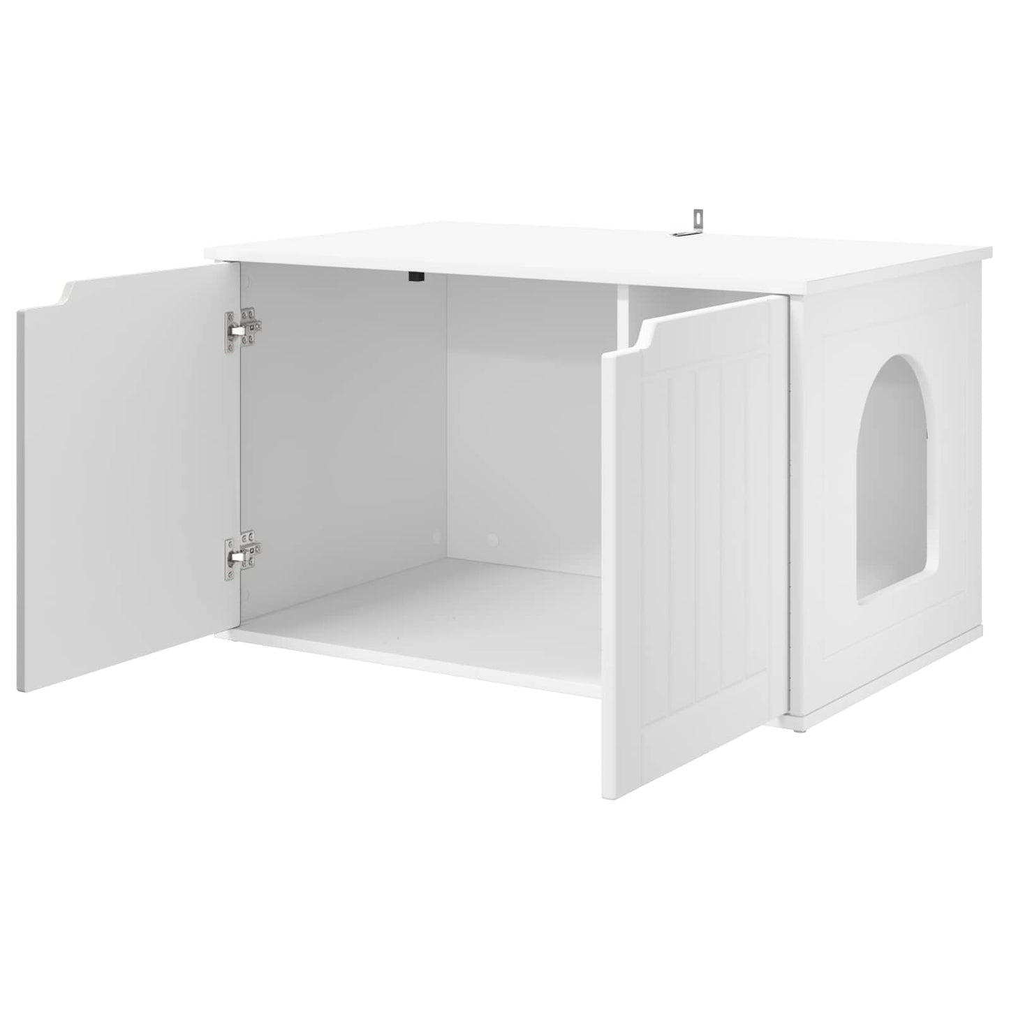 Kat Hus Hvid 85 x 55 x 50,5 cm Konstrueret træ