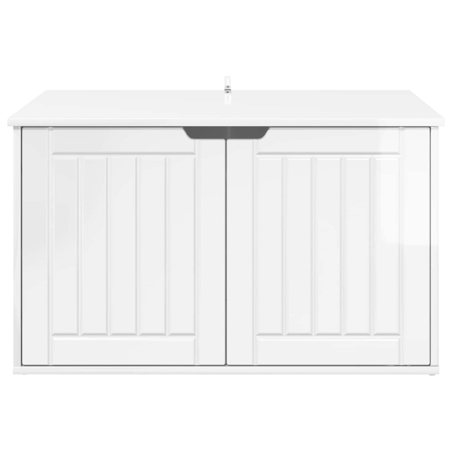 Kat Hus Gloss Hvid 85 x 55 x 50,5 cm Konstrueret træ