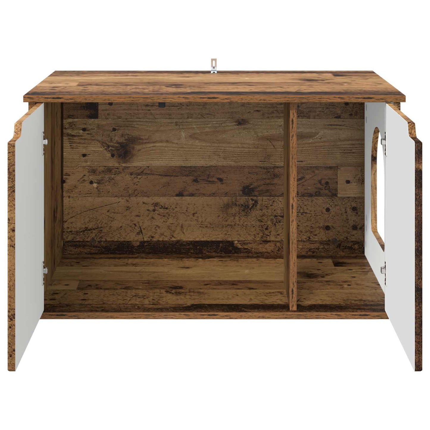 Kat Hus Gammelt træ 85 x 55 x 50,5 cm Konstrueret træ