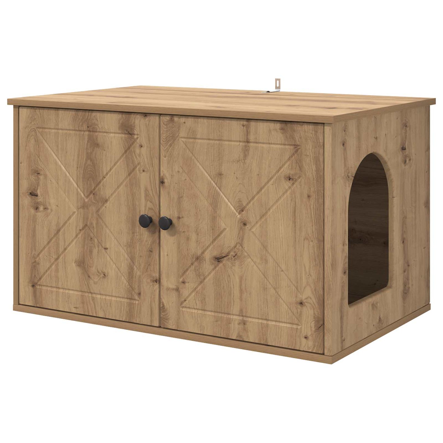 Kat Hus Artisan-eg 85 x 55 x 50,5 cm Konstrueret træ