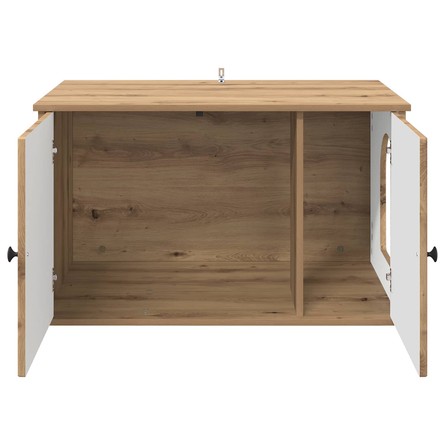 Kat Hus Artisan-eg 85 x 55 x 50,5 cm Konstrueret træ