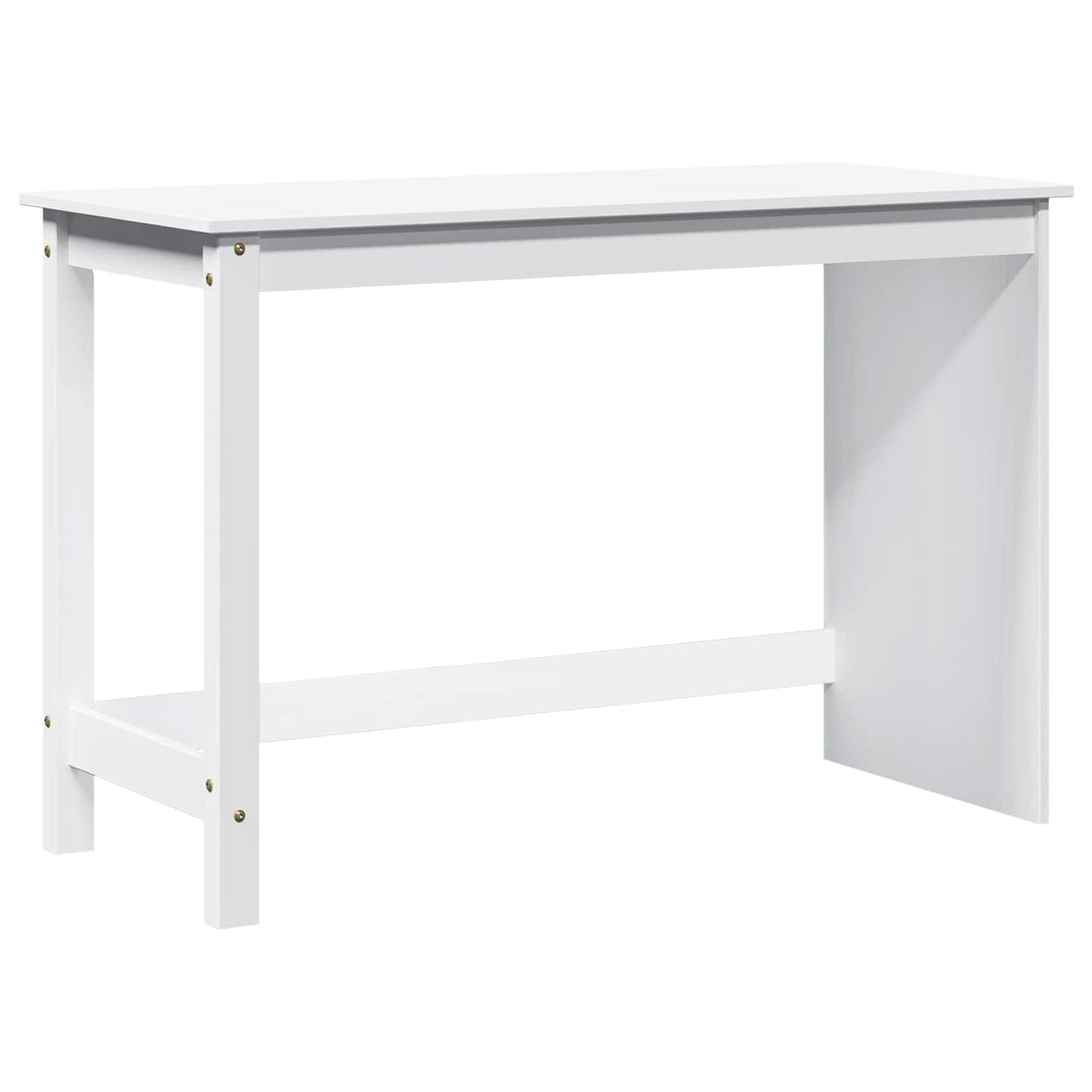 Bord Hvid 112 x 50 x 75 cm Massivt fyrretræ