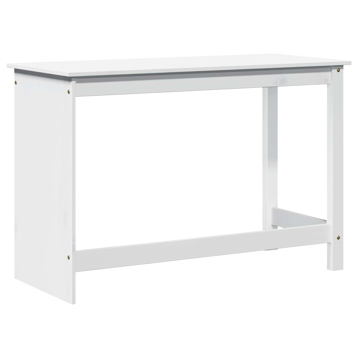 Bord Hvid 112 x 50 x 75 cm Massivt fyrretræ