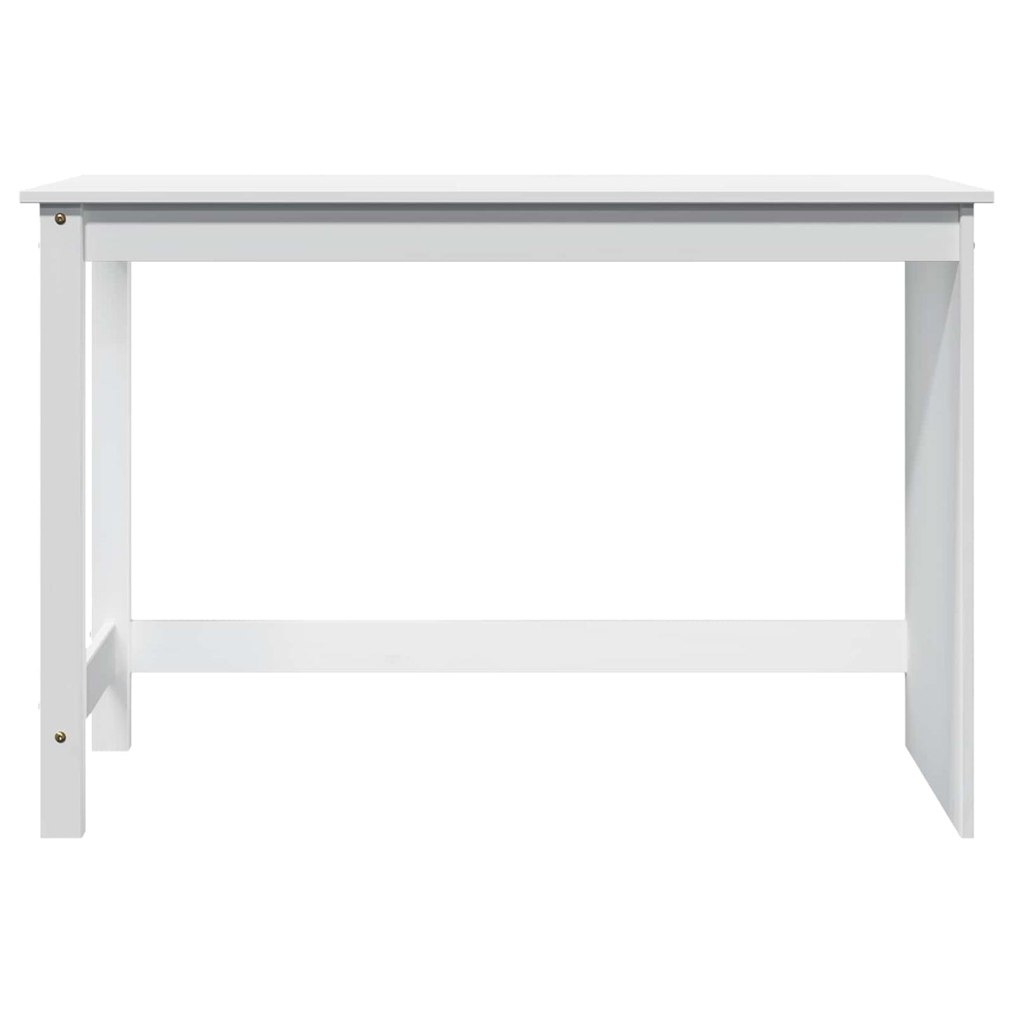 Bord Hvid 112 x 50 x 75 cm Massivt fyrretræ