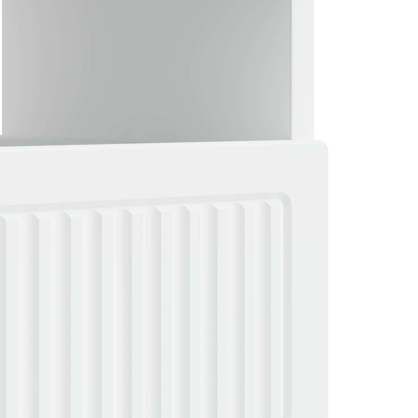 LED TV-skab Hvid Konstrueret træ