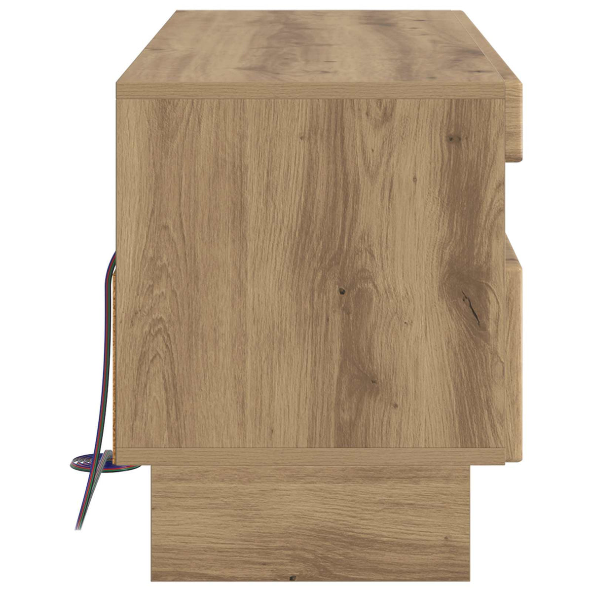 LED TV-skab Artisan-eg Konstrueret træ
