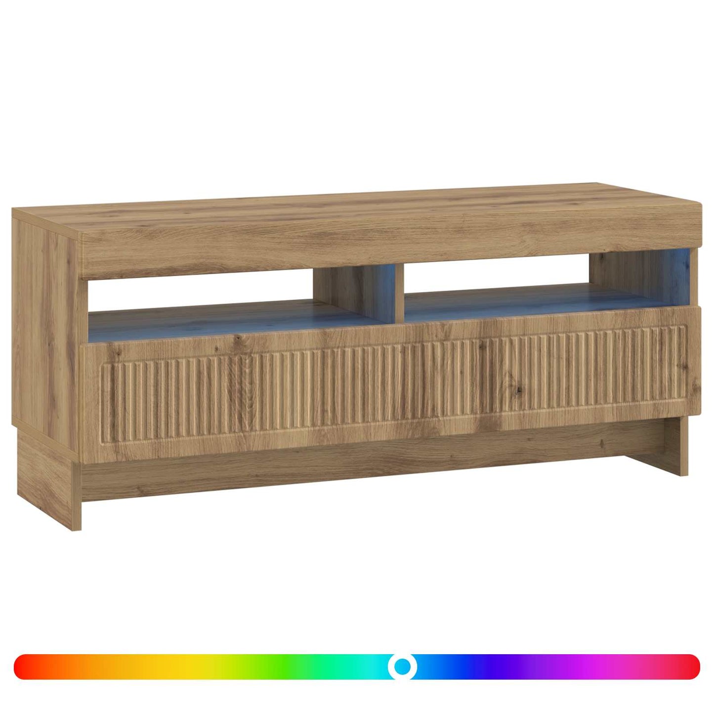 LED TV-skab Artisan-eg Konstrueret træ