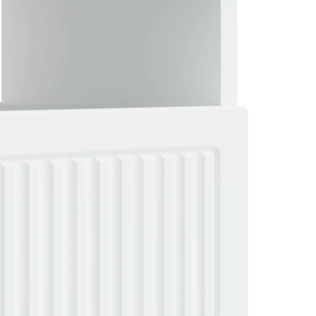 LED TV-skab Hvid Konstrueret træ