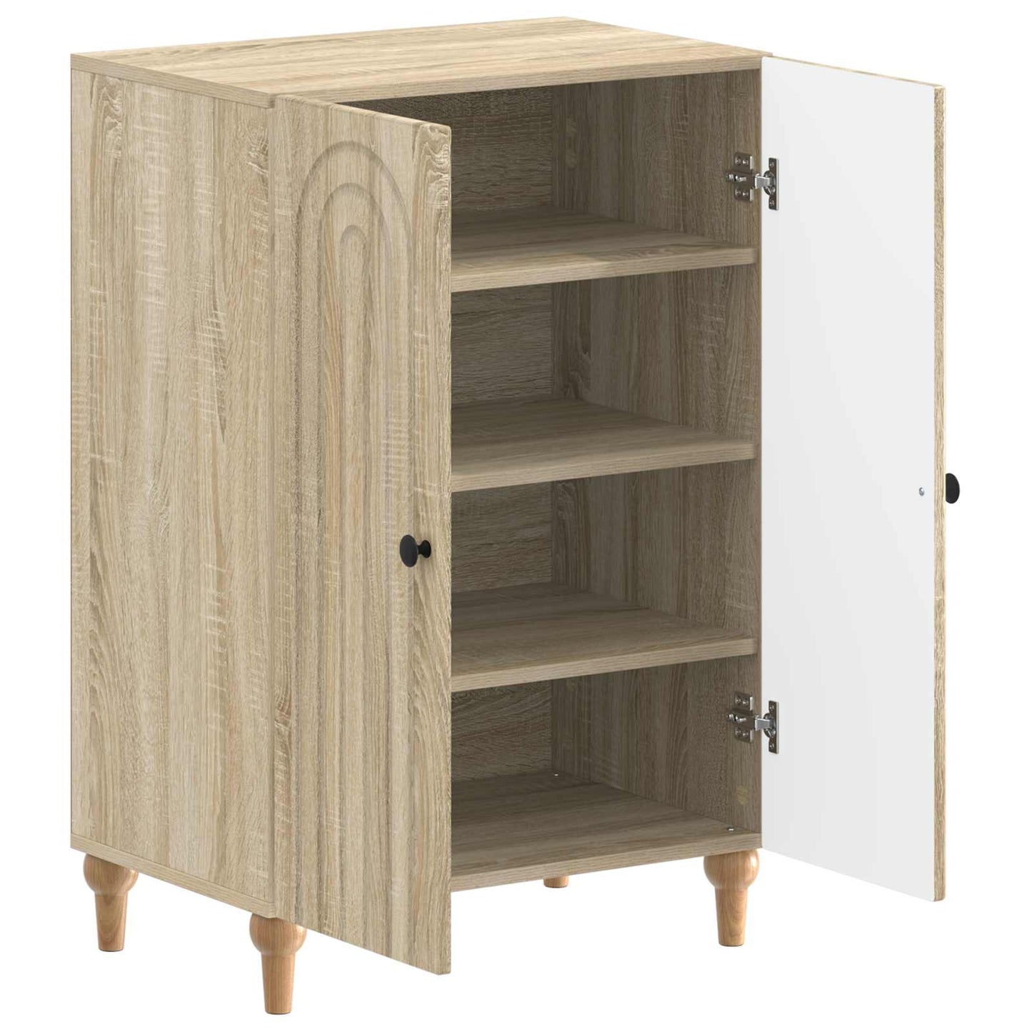 Sko skab ALKMAAR 59,5 x 39,5 x 90 cm Konstrueret træ Sonoma-eg