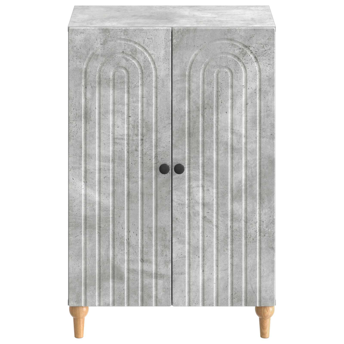 Sko skab ALKMAAR 59,5 x 39,5 x 90 cm Konstrueret træ Betongrå